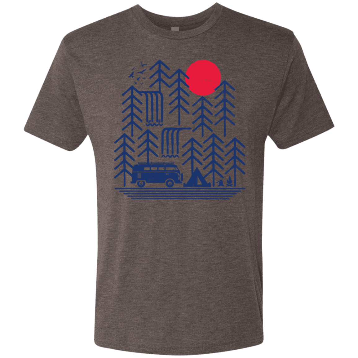 T-Shirts Macchiato / S Road Trip Days Men's Triblend T-Shirt