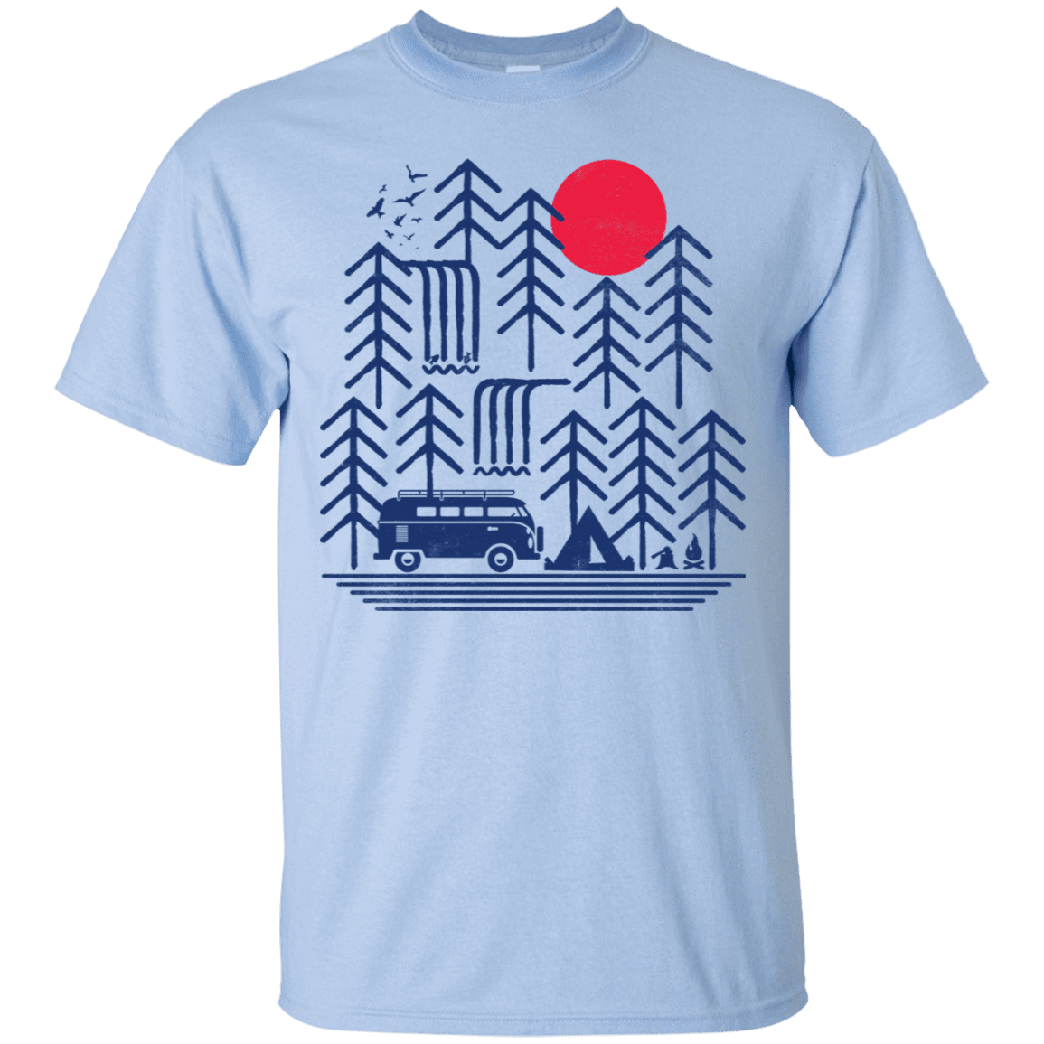 T-Shirts Light Blue / S Road Trip Days T-Shirt