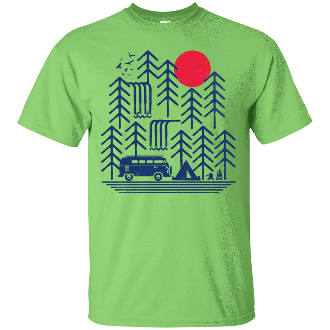 T-Shirts Lime / S Road Trip Days T-Shirt
