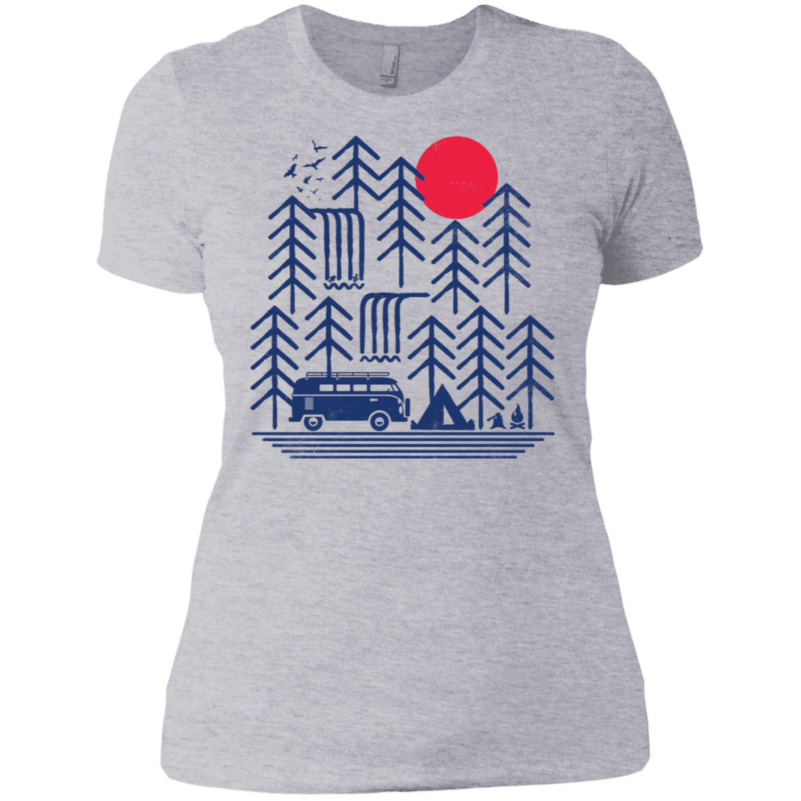 T-Shirts Heather Grey / X-Small Road Trip Days Women's Premium T-Shirt