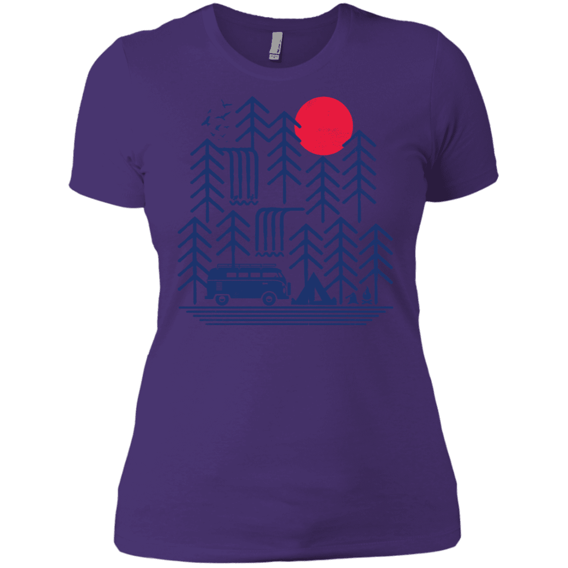T-Shirts Purple Rush/ / X-Small Road Trip Days Women's Premium T-Shirt