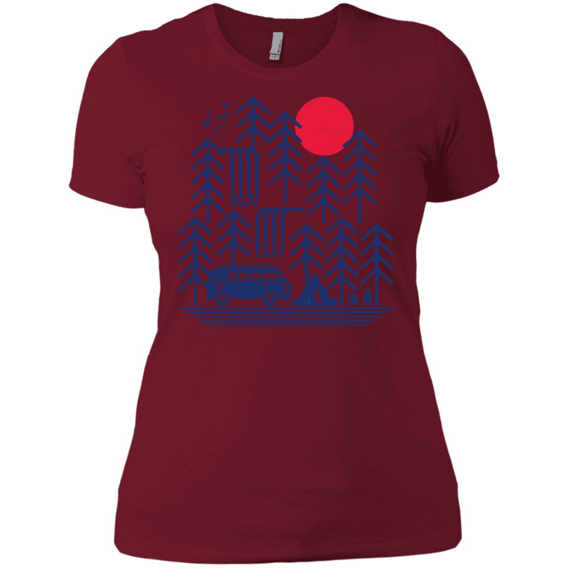 T-Shirts Scarlet / S Road Trip Days Women's Premium T-Shirt