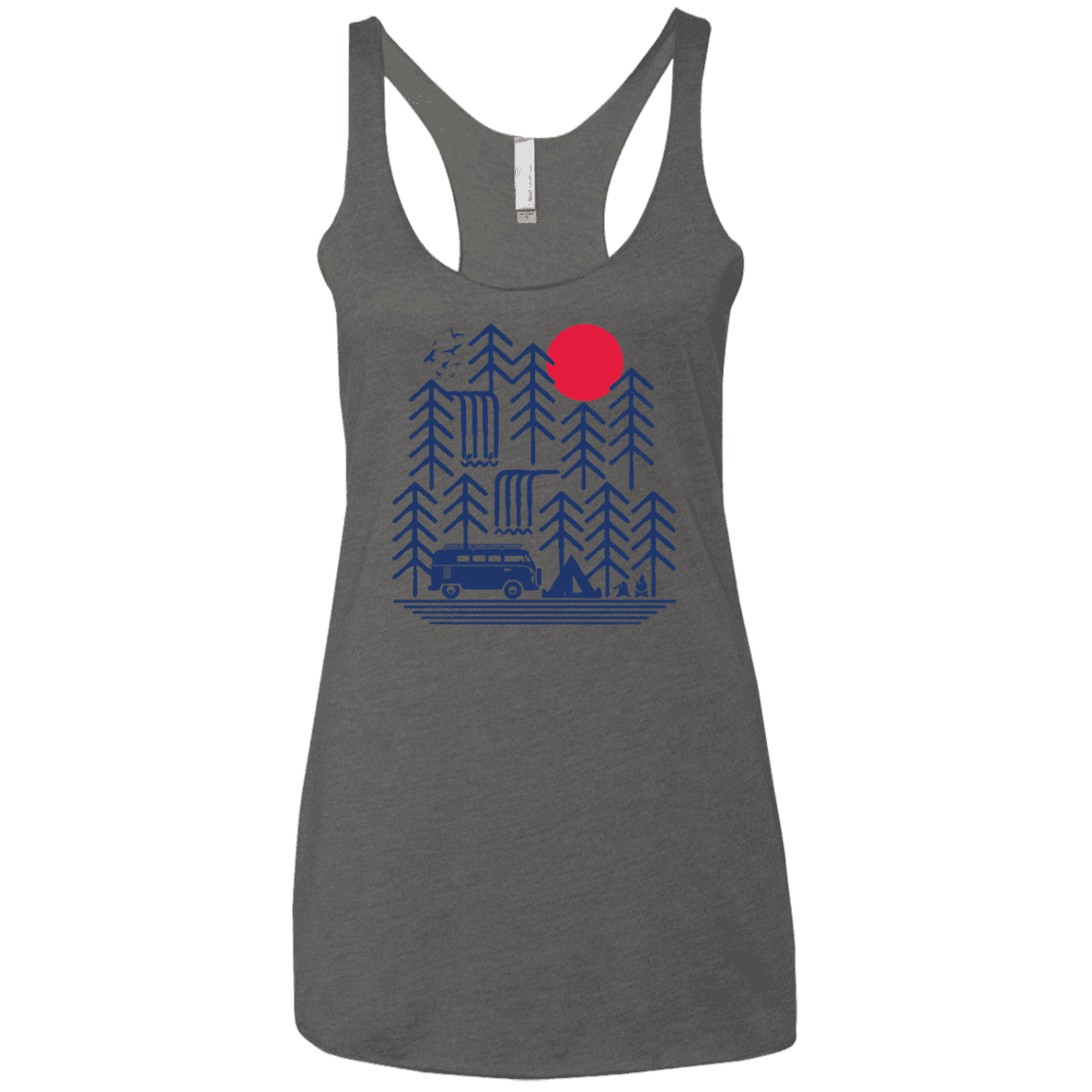 T-Shirts Premium Heather / X-Small Road Trip Days Women's Triblend Racerback Tank
