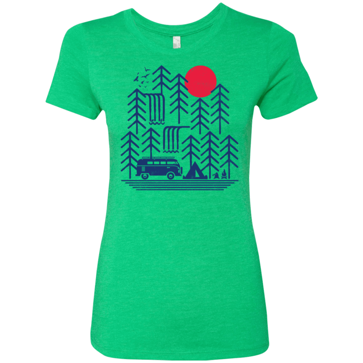 T-Shirts Envy / S Road Trip Days Women's Triblend T-Shirt
