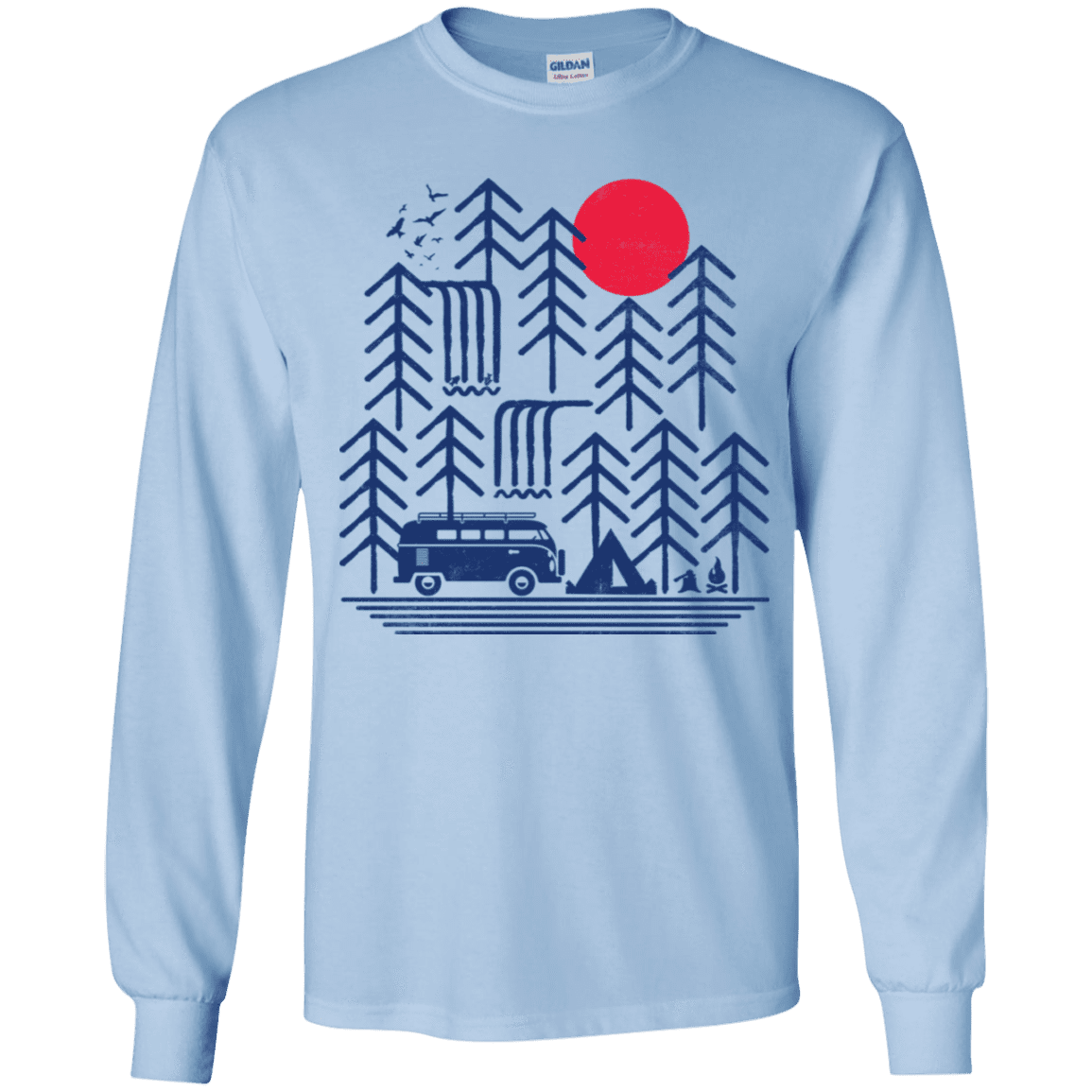 T-Shirts Light Blue / YS Road Trip Days Youth Long Sleeve T-Shirt