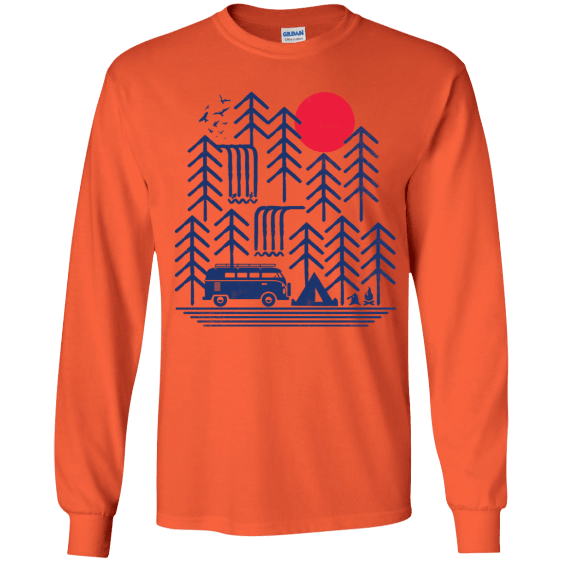 T-Shirts Orange / YS Road Trip Days Youth Long Sleeve T-Shirt