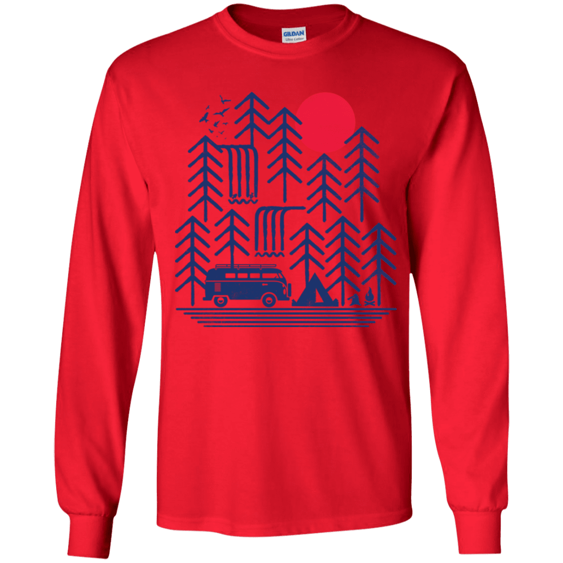 T-Shirts Red / YS Road Trip Days Youth Long Sleeve T-Shirt