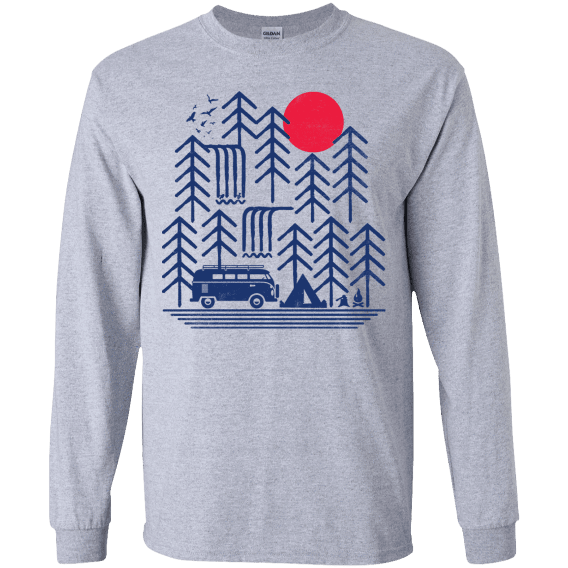 T-Shirts Sport Grey / YS Road Trip Days Youth Long Sleeve T-Shirt