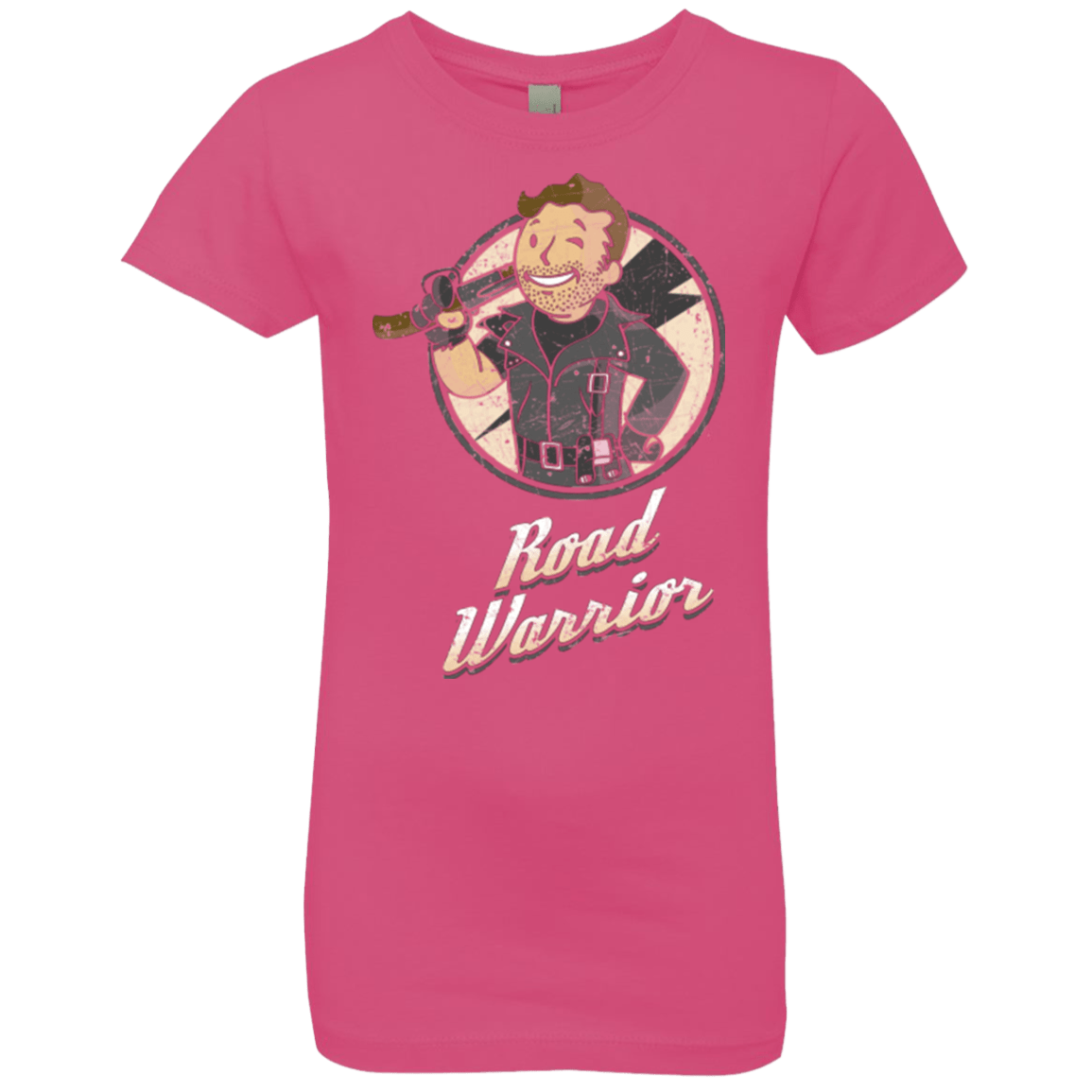 T-Shirts Hot Pink / YXS Road Warrior Girls Premium T-Shirt