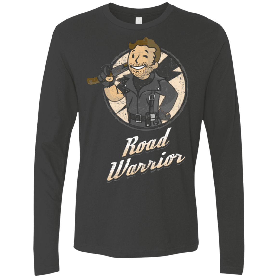 T-Shirts Heavy Metal / Small Road Warrior Men's Premium Long Sleeve