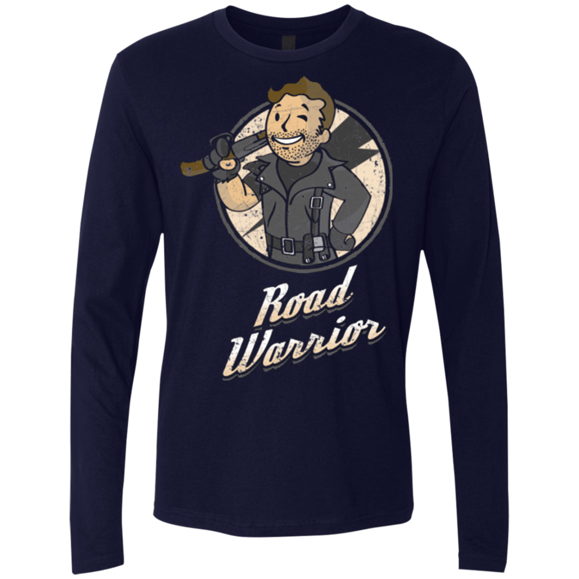 T-Shirts Midnight Navy / Small Road Warrior Men's Premium Long Sleeve