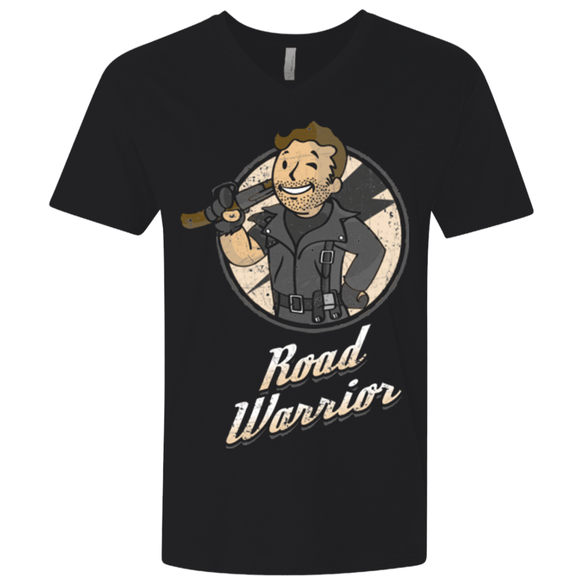 T-Shirts Black / X-Small Road Warrior Men's Premium V-Neck