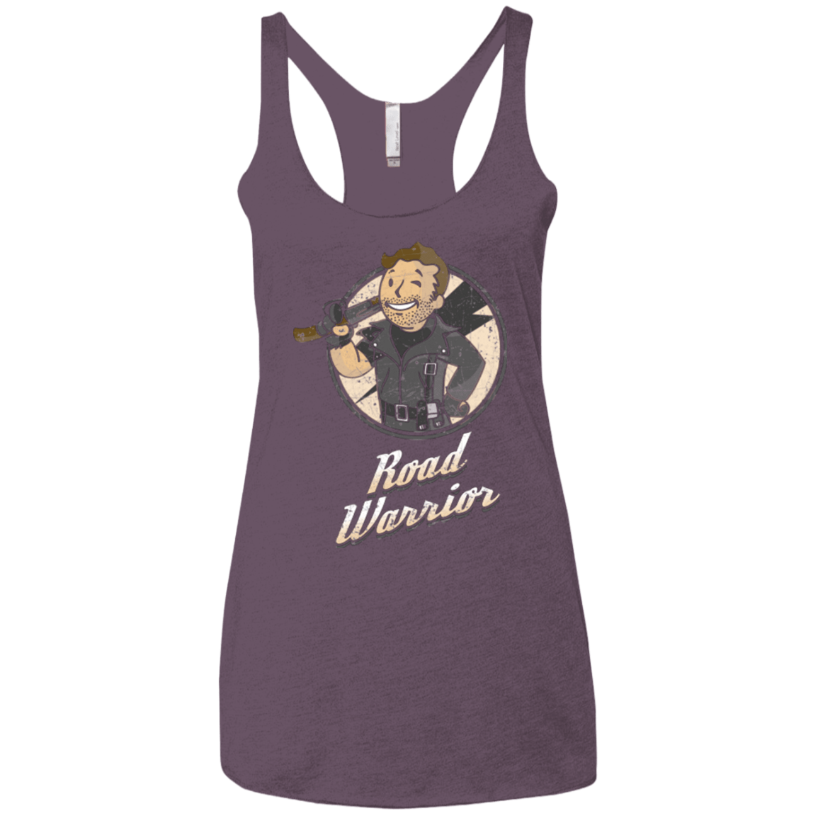 T-Shirts Vintage Purple / X-Small Road Warrior Women's Triblend Racerback Tank