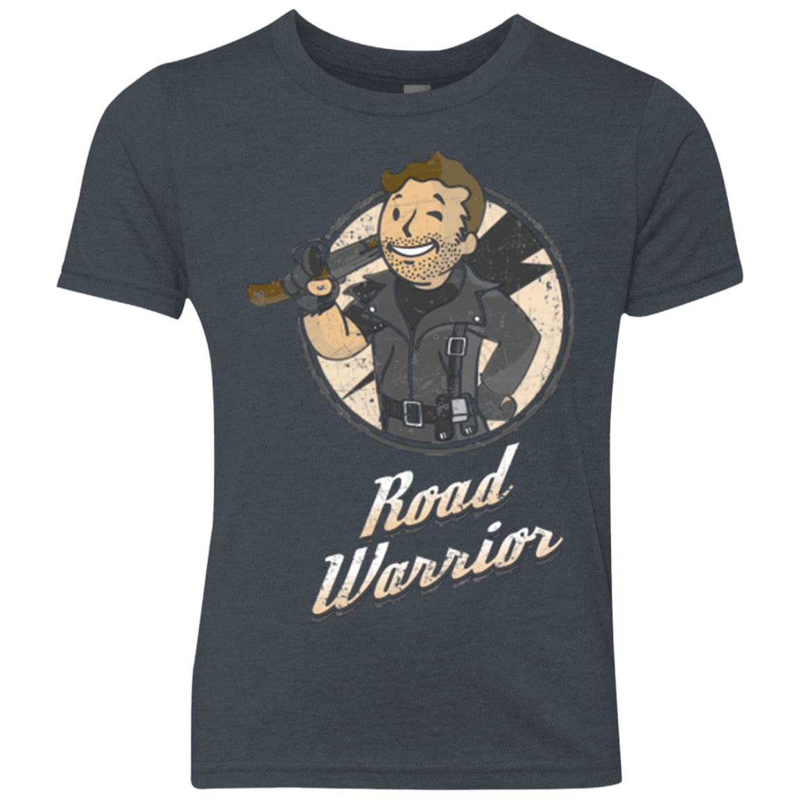 T-Shirts Vintage Navy / YXS Road Warrior Youth Triblend T-Shirt