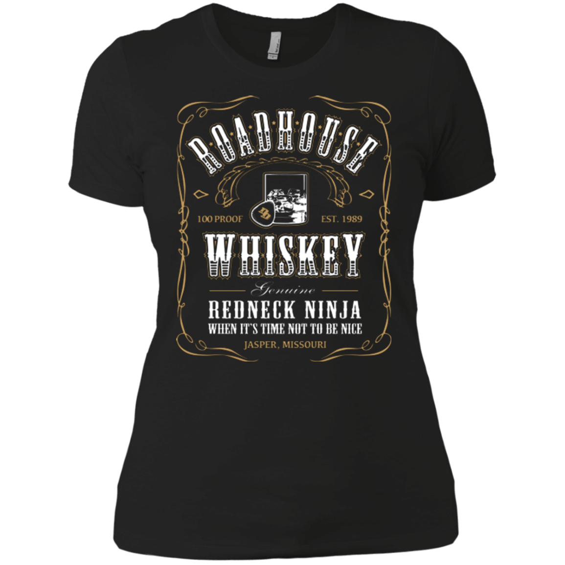 T-Shirts Black / X-Small Roadhouse Whiskey Women's Premium T-Shirt