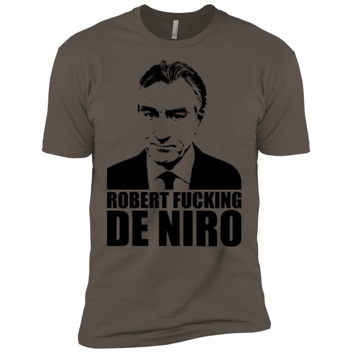 T-Shirts Warm Grey / X-Small Robert Fucking DeNiro Men's Premium T-Shirt