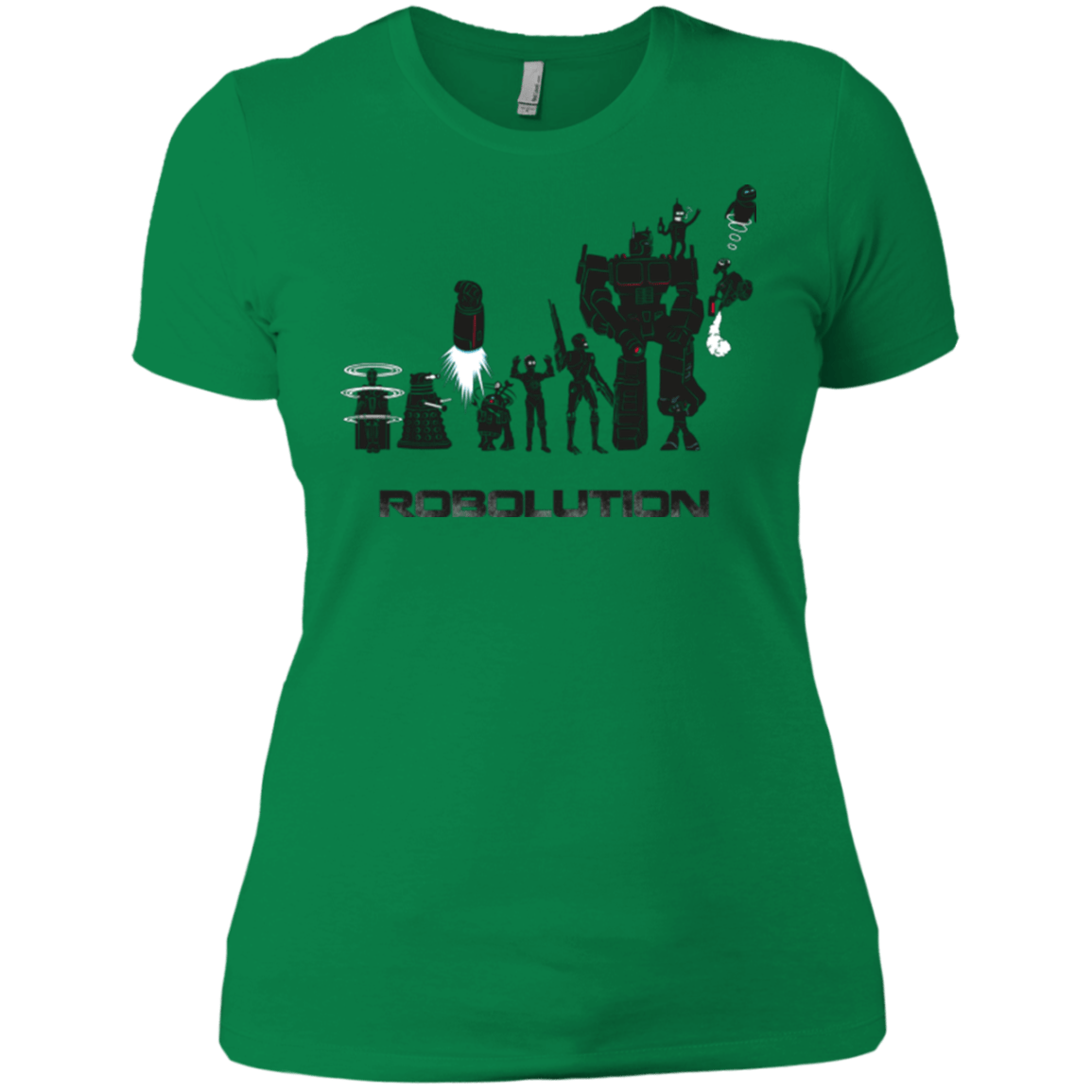 T-Shirts Kelly Green / X-Small Robolution Women's Premium T-Shirt