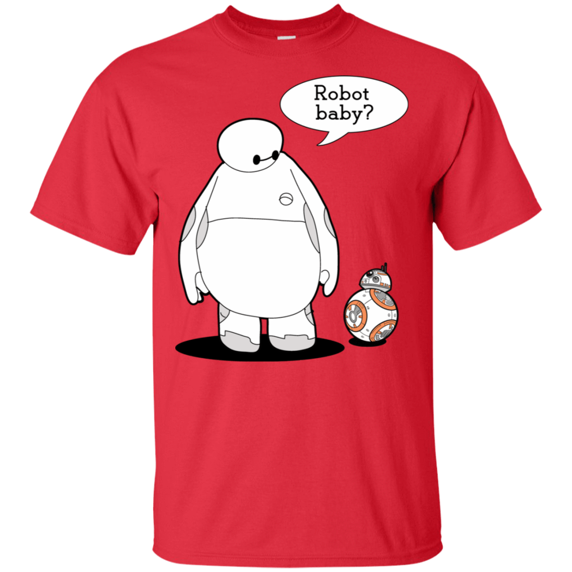 T-Shirts Red / S Robot Baby T-Shirt