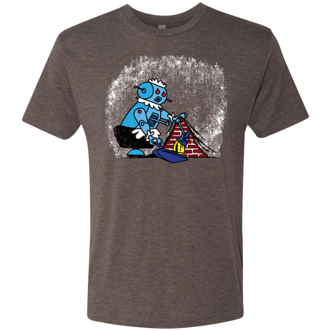 T-Shirts Macchiato / S Robot Cleaner Men's Triblend T-Shirt