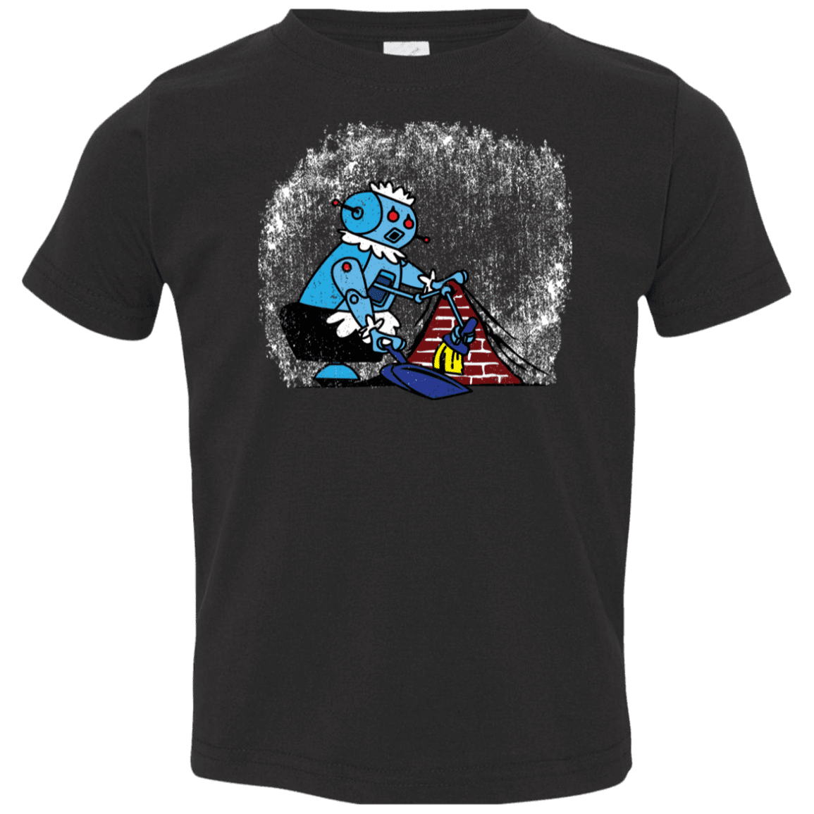 T-Shirts Black / 2T Robot Cleaner Toddler Premium T-Shirt