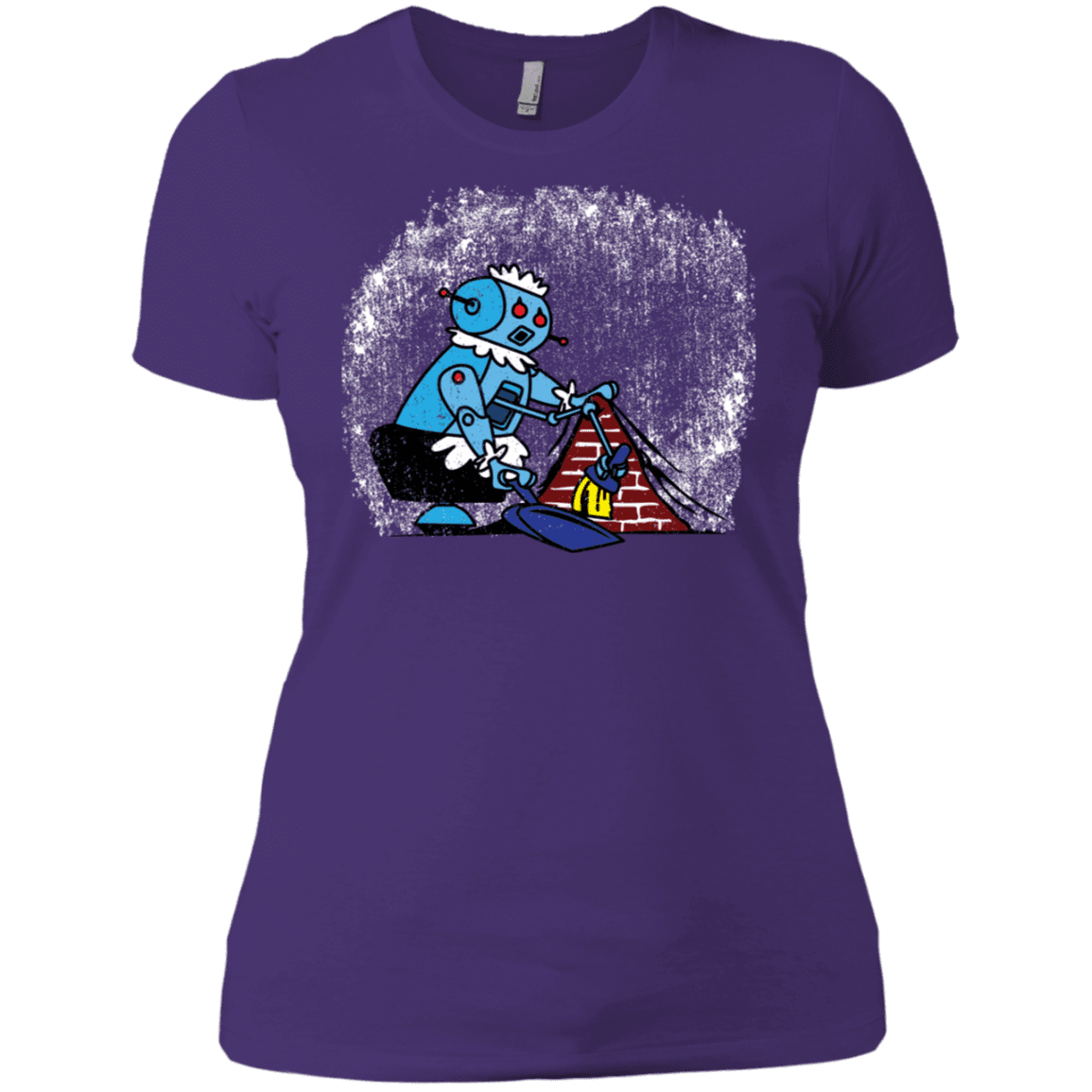 T-Shirts Purple Rush/ / X-Small Robot Cleaner Women's Premium T-Shirt