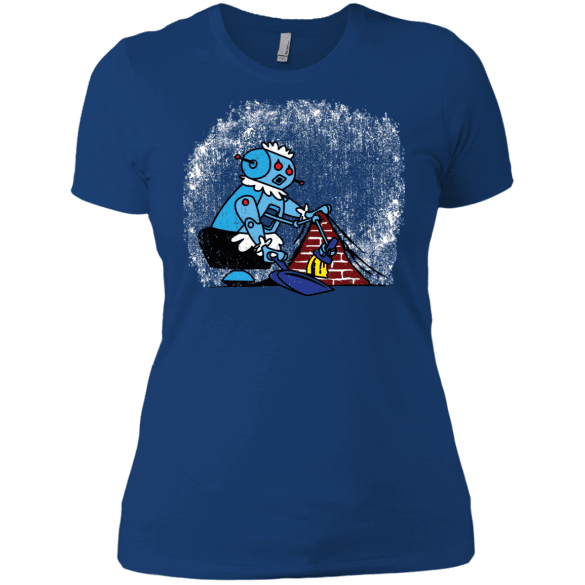 T-Shirts Royal / X-Small Robot Cleaner Women's Premium T-Shirt