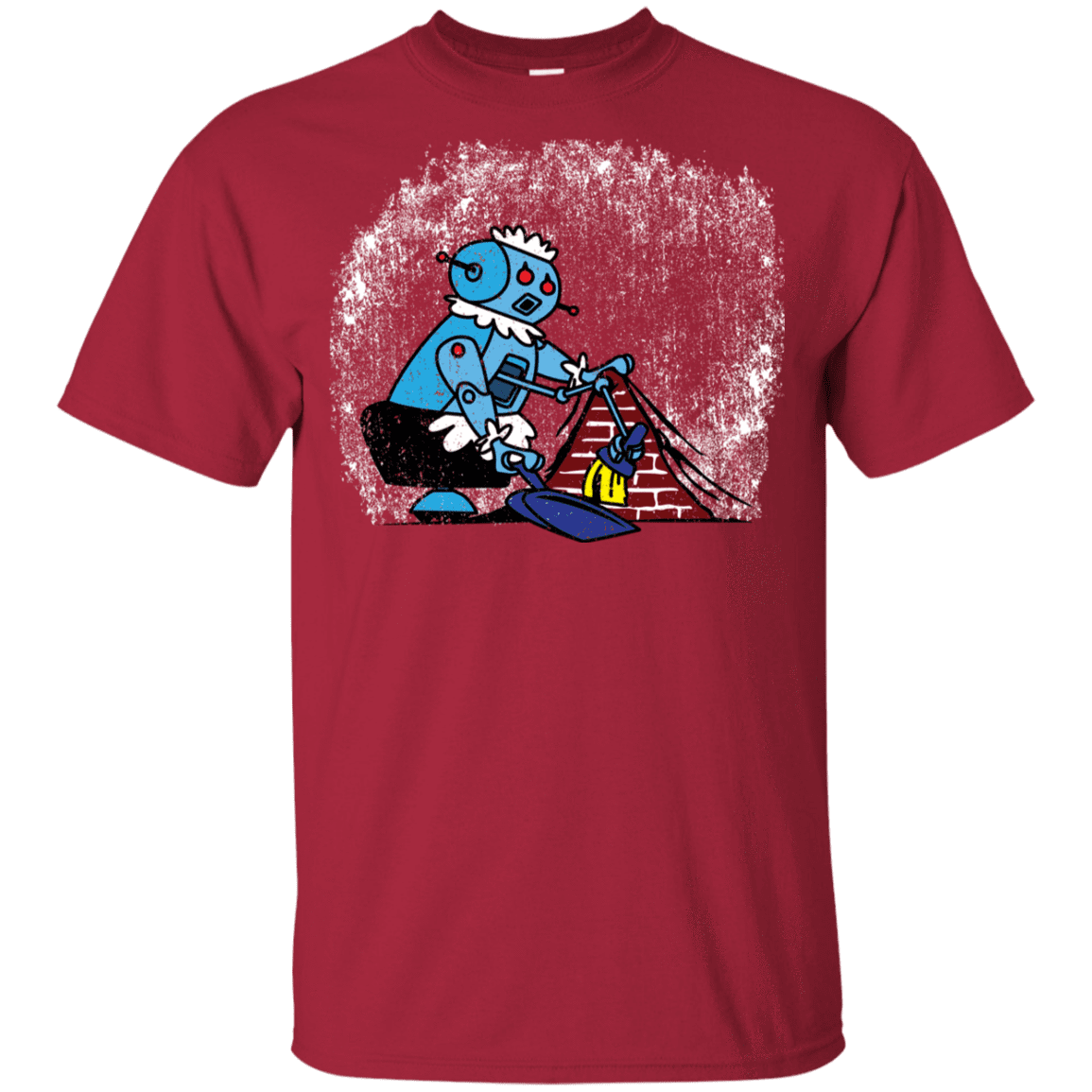 T-Shirts Cardinal / YXS Robot Cleaner Youth T-Shirt