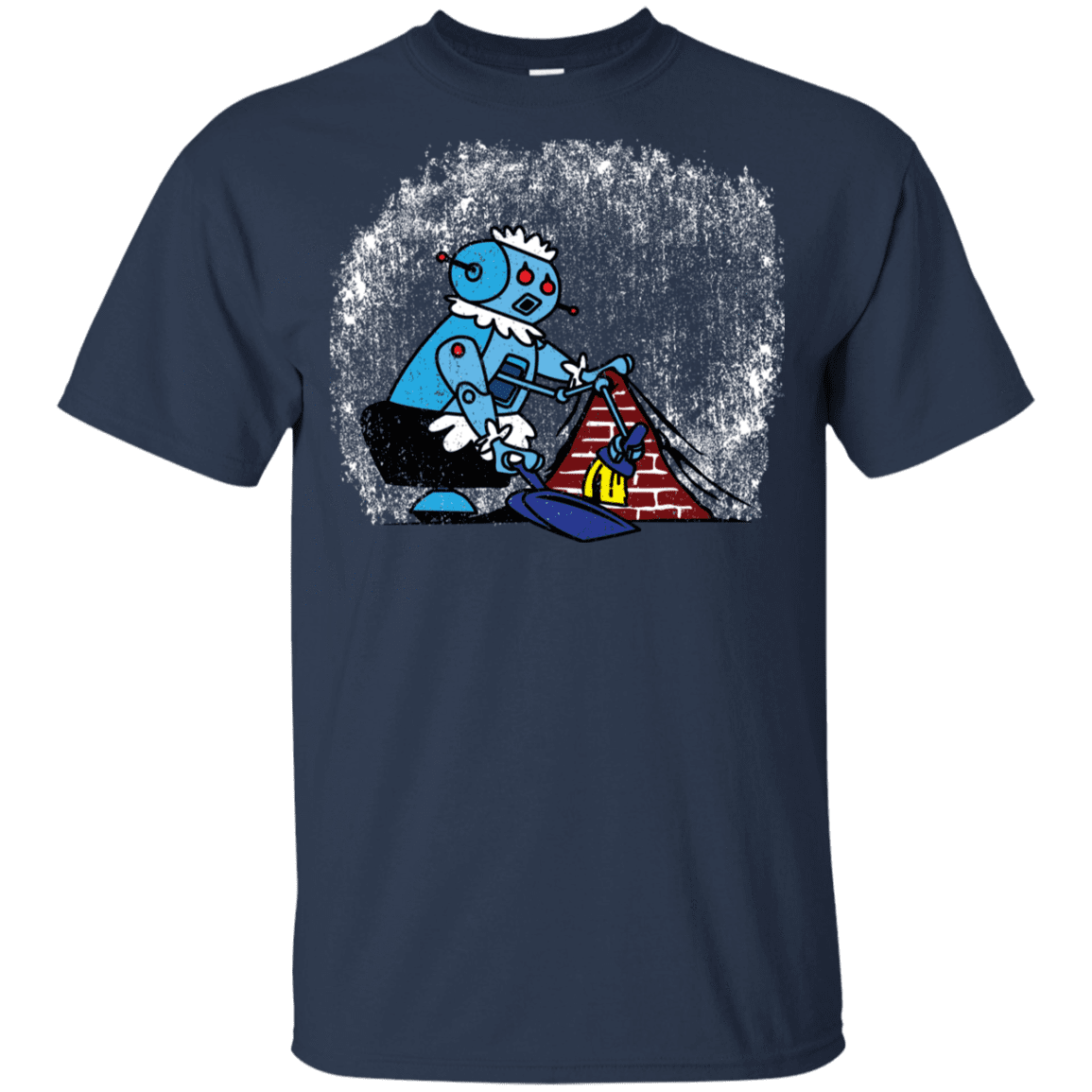 T-Shirts Navy / YXS Robot Cleaner Youth T-Shirt