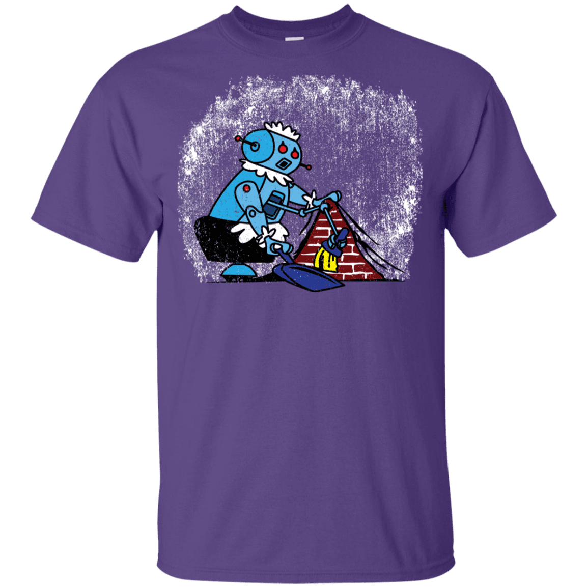 T-Shirts Purple / YXS Robot Cleaner Youth T-Shirt