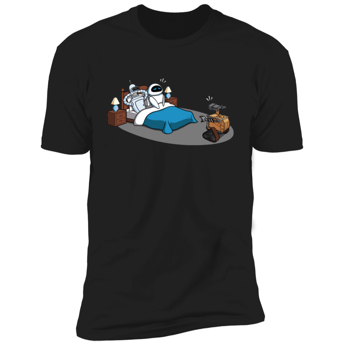 T-Shirts Black / X-Small Robot Surprise Men's Premium T-Shirt