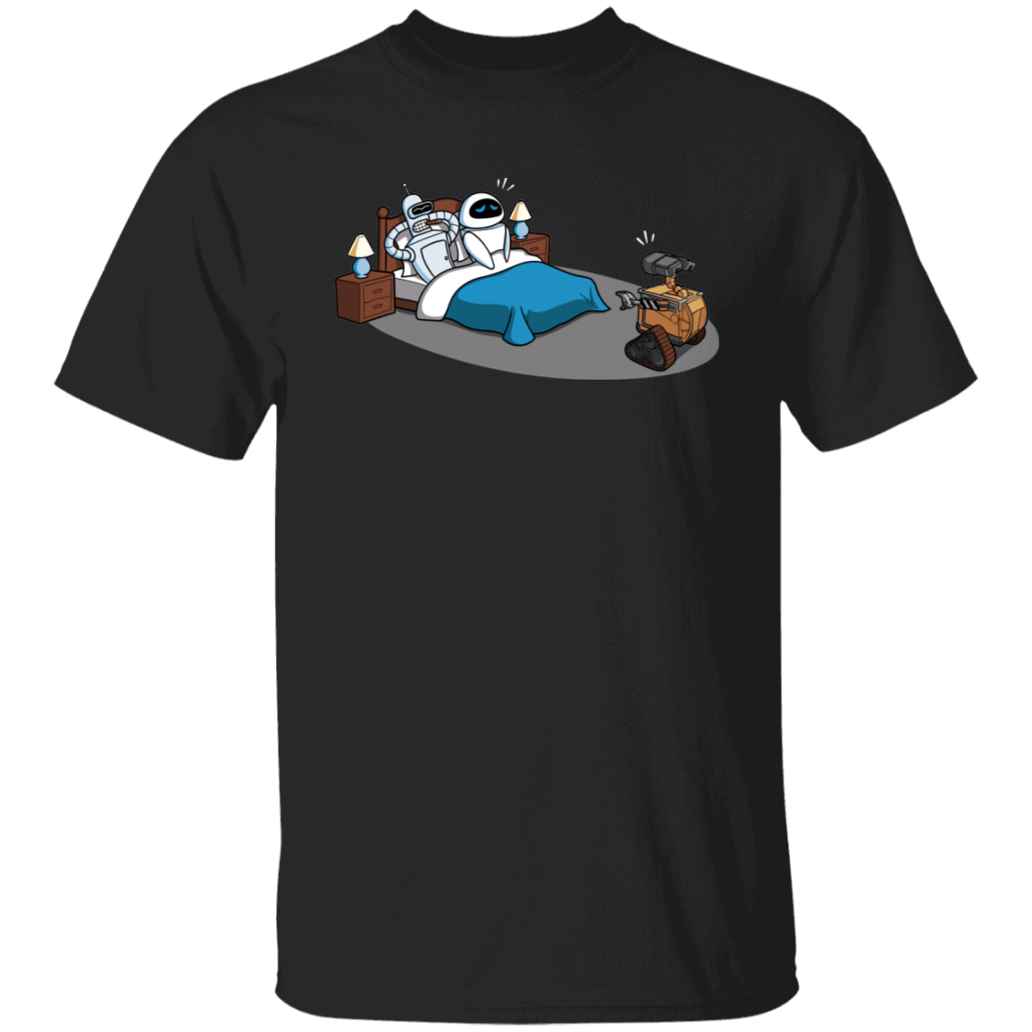 T-Shirts Black / S Robot Surprise T-Shirt