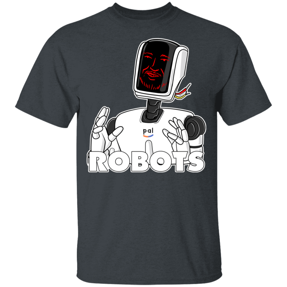 T-Shirts Dark Heather / YXS Robots Youth T-Shirt