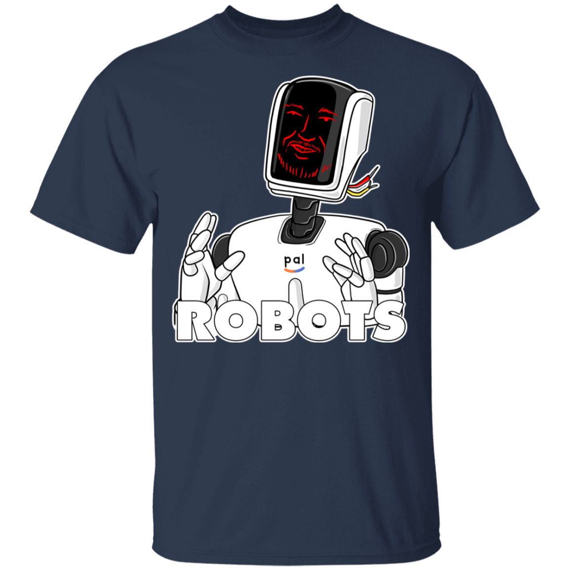 T-Shirts Navy / YXS Robots Youth T-Shirt