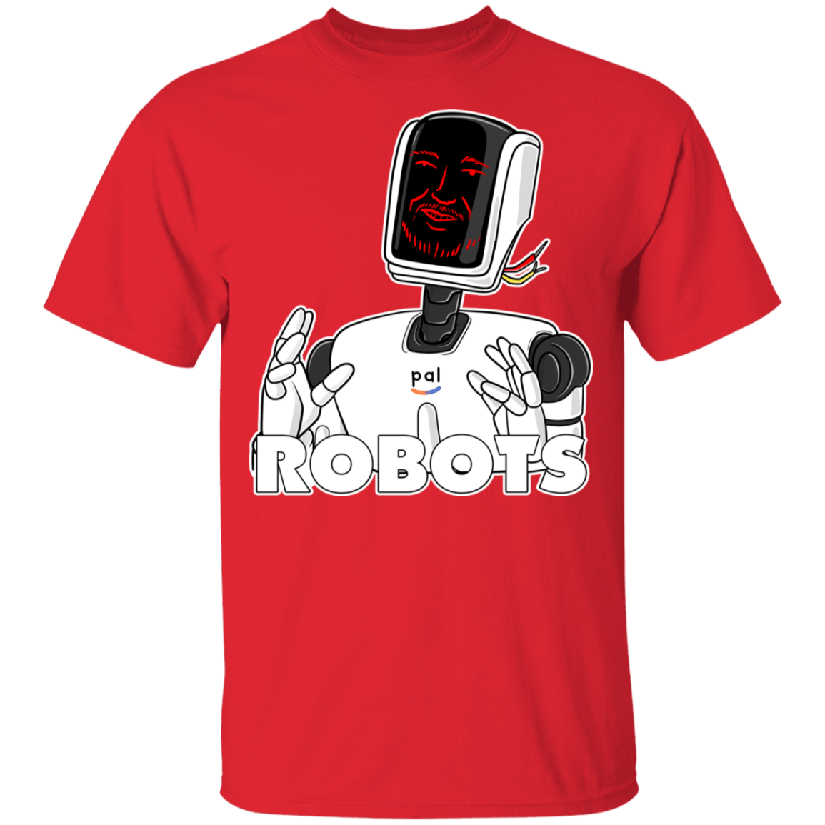 T-Shirts Red / YXS Robots Youth T-Shirt
