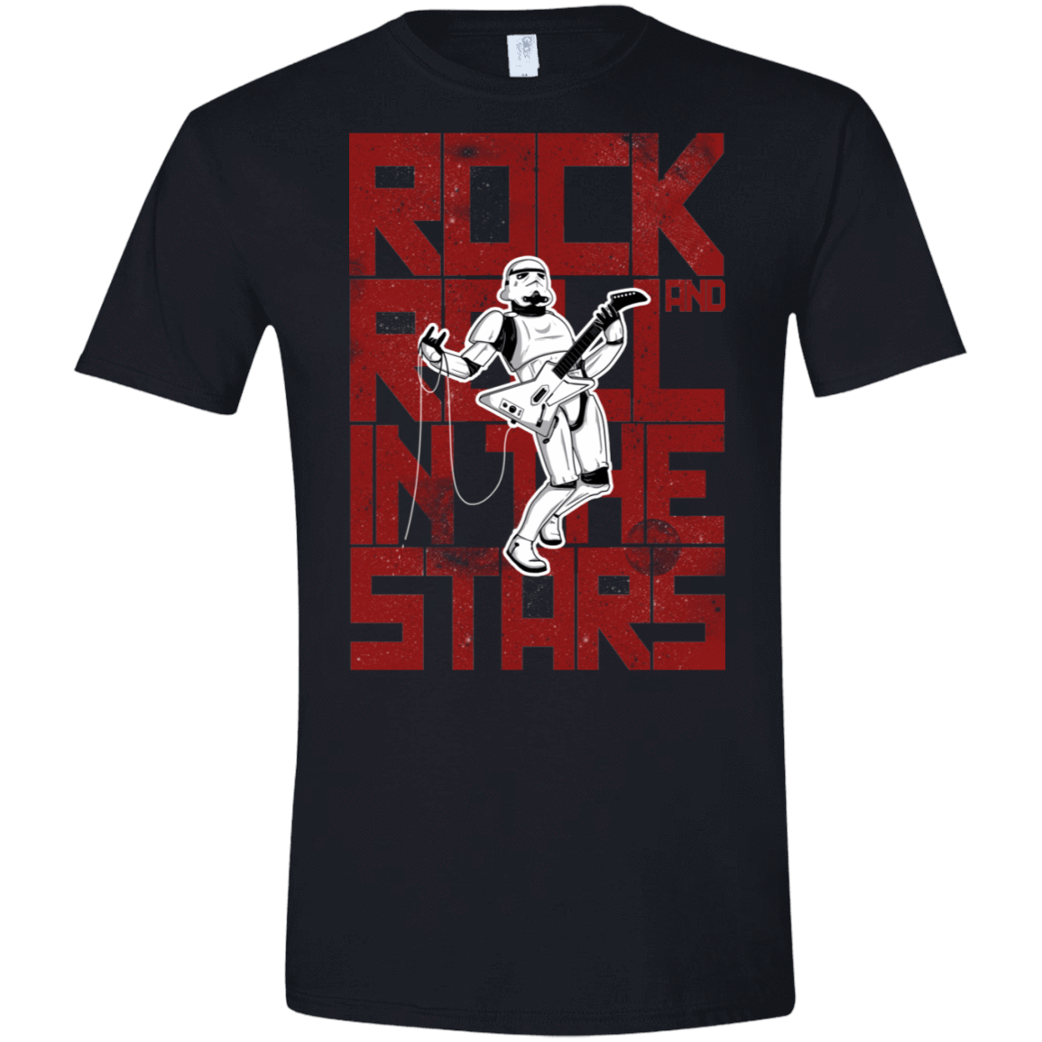 T-Shirts Black / X-Small Rock in the Stars Men's Semi-Fitted Softstyle