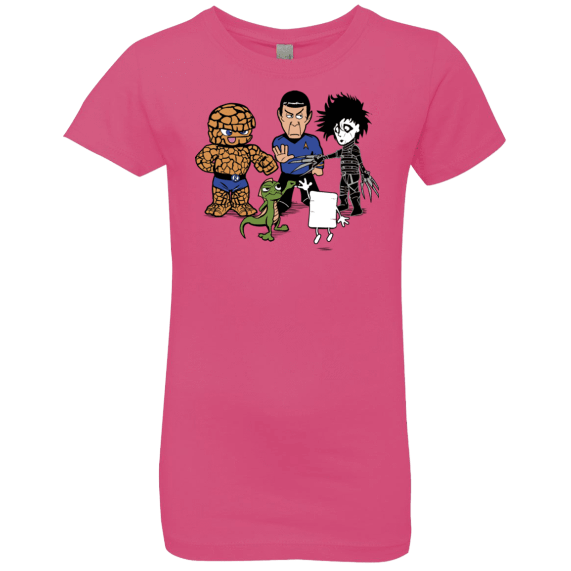 T-Shirts Hot Pink / YXS Rock Paper Scissors Girls Premium T-Shirt