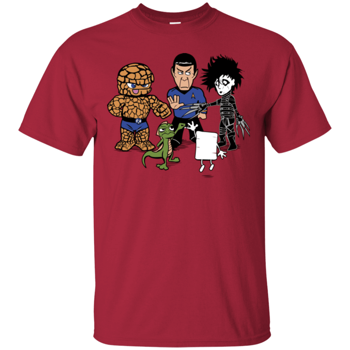 T-Shirts Cardinal / Small Rock Paper Scissors T-Shirt