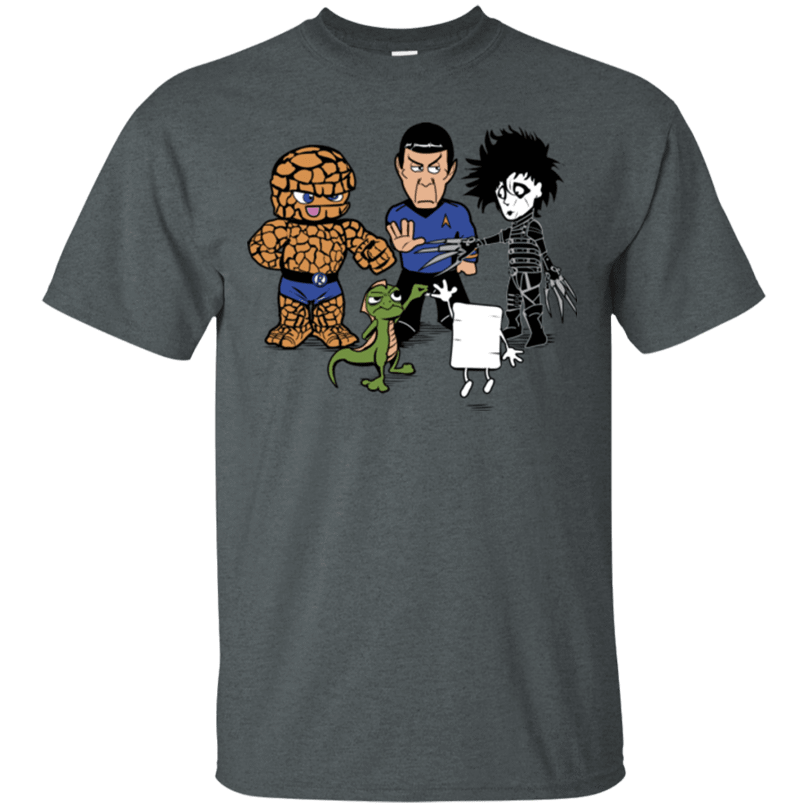 T-Shirts Dark Heather / Small Rock Paper Scissors T-Shirt