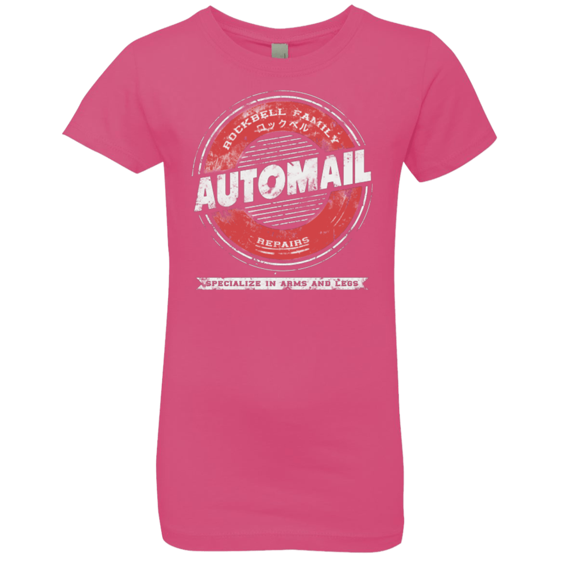 T-Shirts Hot Pink / YXS Rockbell Automail Girls Premium T-Shirt