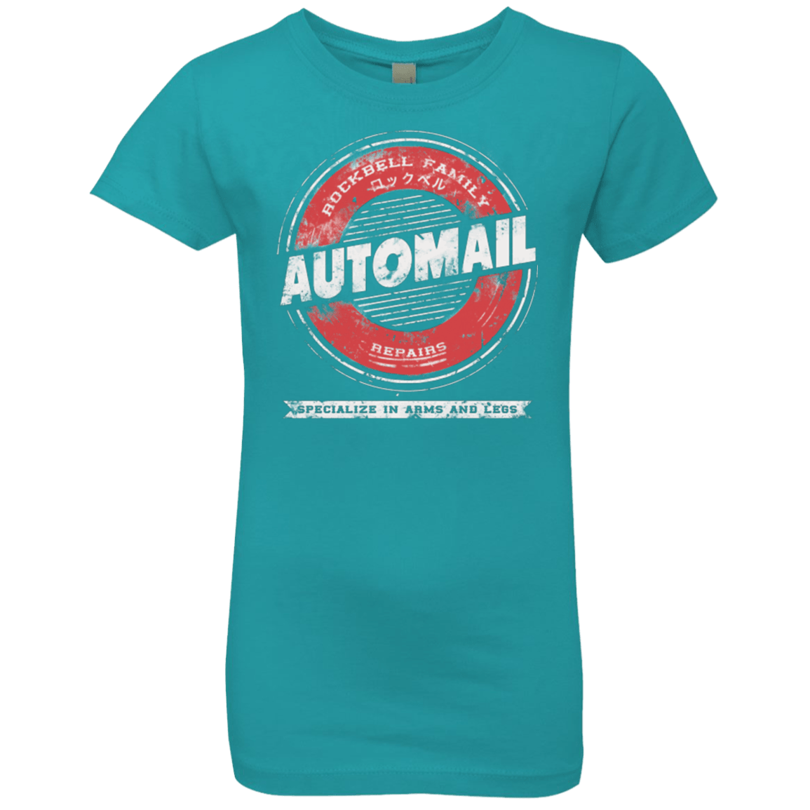 T-Shirts Tahiti Blue / YXS Rockbell Automail Girls Premium T-Shirt