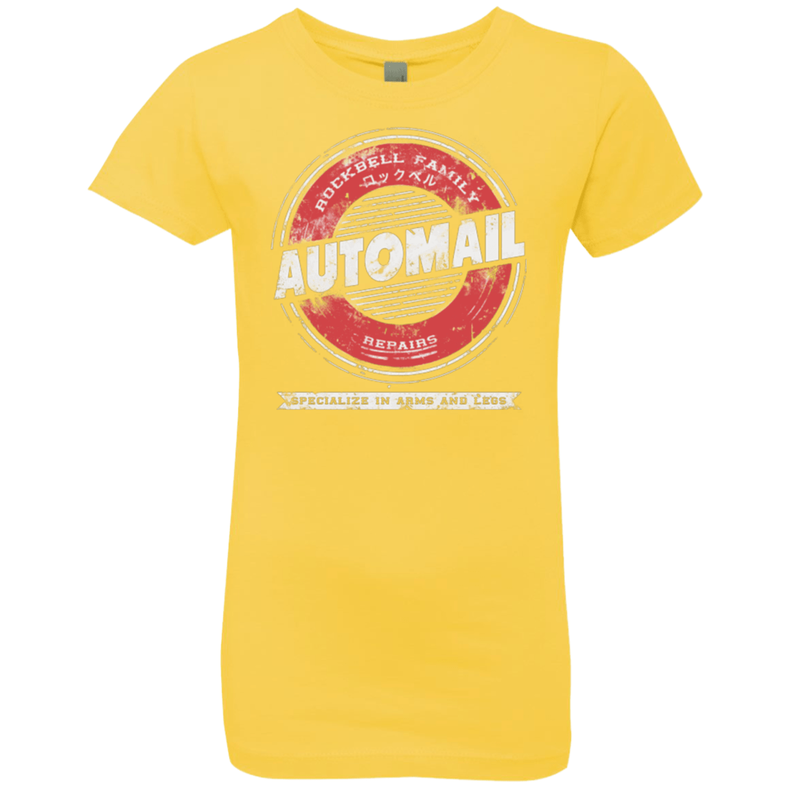 T-Shirts Vibrant Yellow / YXS Rockbell Automail Girls Premium T-Shirt