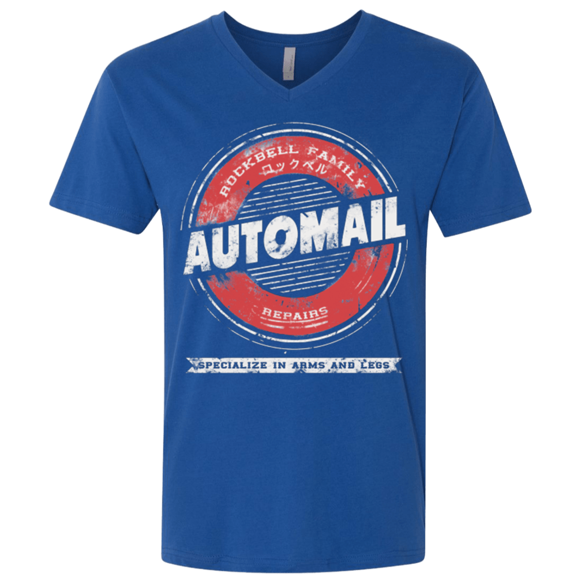 T-Shirts Royal / X-Small Rockbell Automail Men's Premium V-Neck
