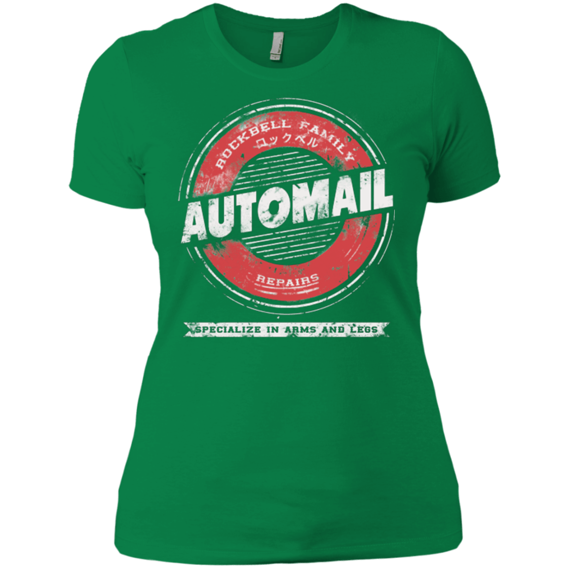 T-Shirts Kelly Green / X-Small Rockbell Automail Women's Premium T-Shirt