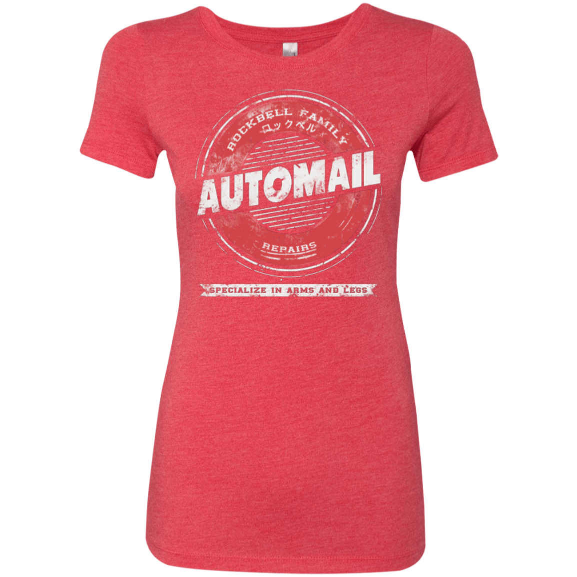 T-Shirts Vintage Red / Small Rockbell Automail Women's Triblend T-Shirt