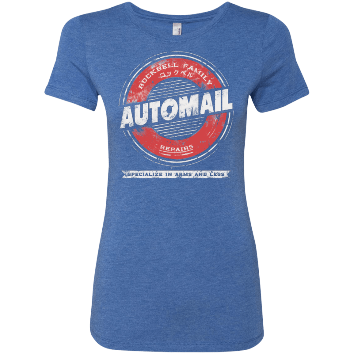 T-Shirts Vintage Royal / Small Rockbell Automail Women's Triblend T-Shirt