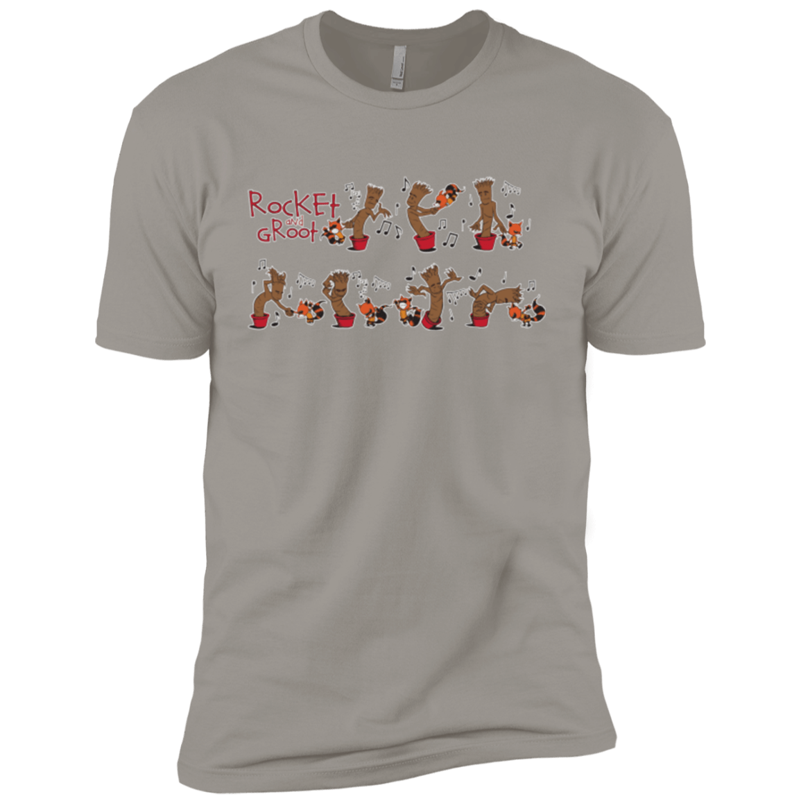 T-Shirts Light Grey / YXS Rocket and Groot Boys Premium T-Shirt