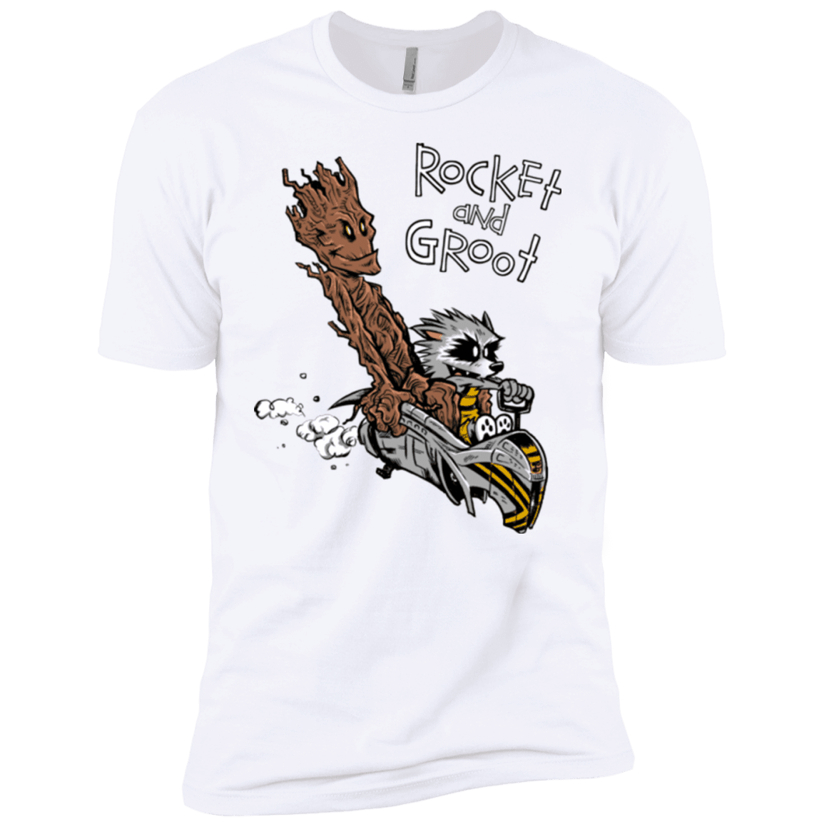 T-Shirts White / YXS Rocket and Groot Boys Premium T-Shirt