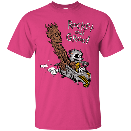 T-Shirts Heliconia / Small Rocket and Groot T-Shirt