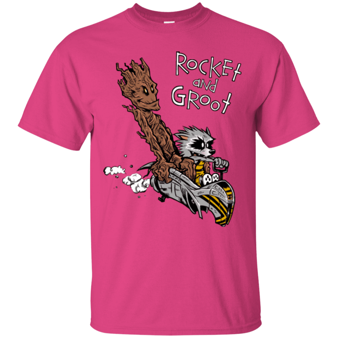 T-Shirts Heliconia / Small Rocket and Groot T-Shirt