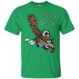T-Shirts Irish Green / Small Rocket and Groot T-Shirt